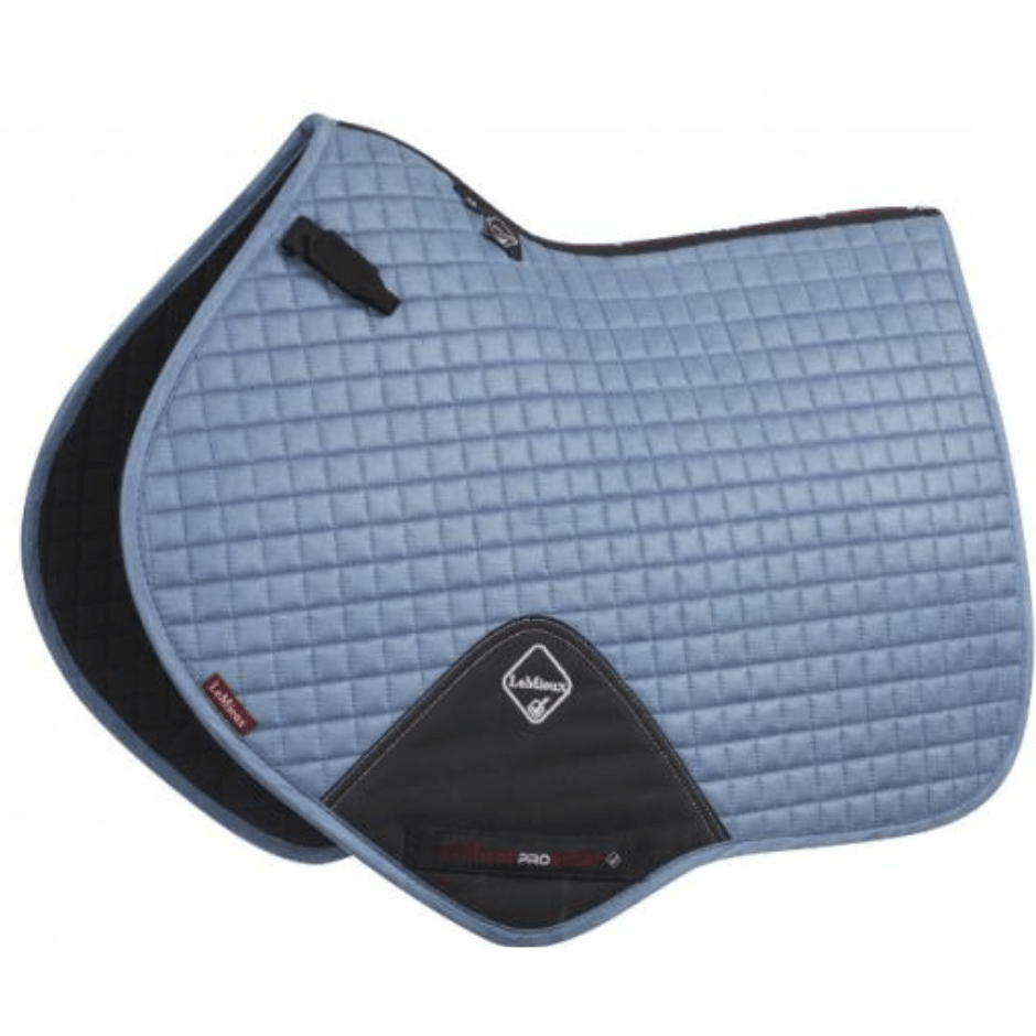 LeMieux Prosport Suede Close Contact Pad - Ice Blue