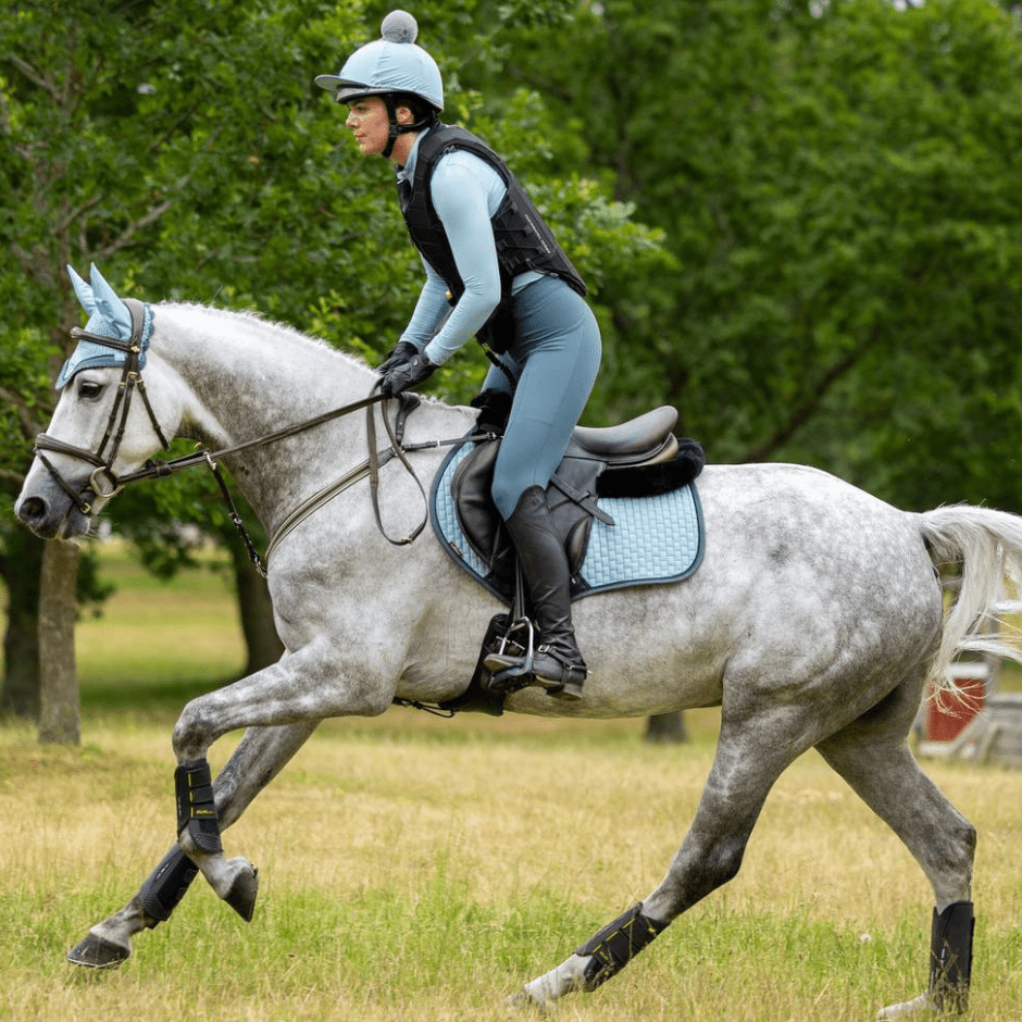 Lemieux Suede Close Contact Saddle Pad - Glacier