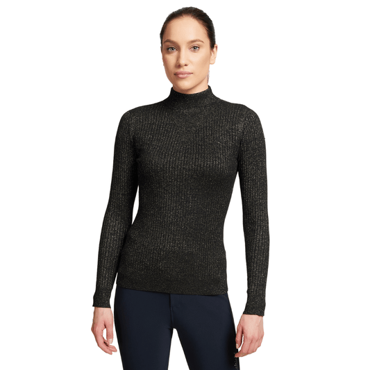 Samshield Ladies Lidia Sweater - Black Gold Lurex