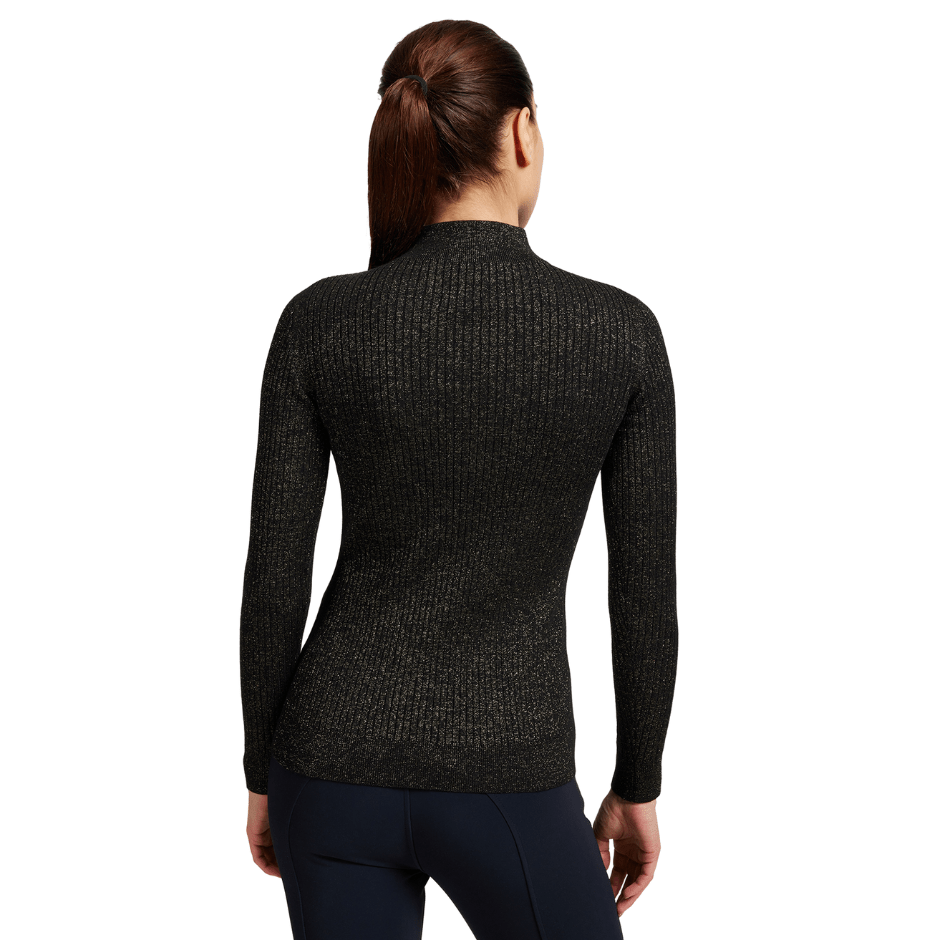 Samshield Ladies Lidia Sweater - Black Gold Lurex