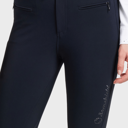 Samshield Ladies Claranova Full Grip Breeches - Navy