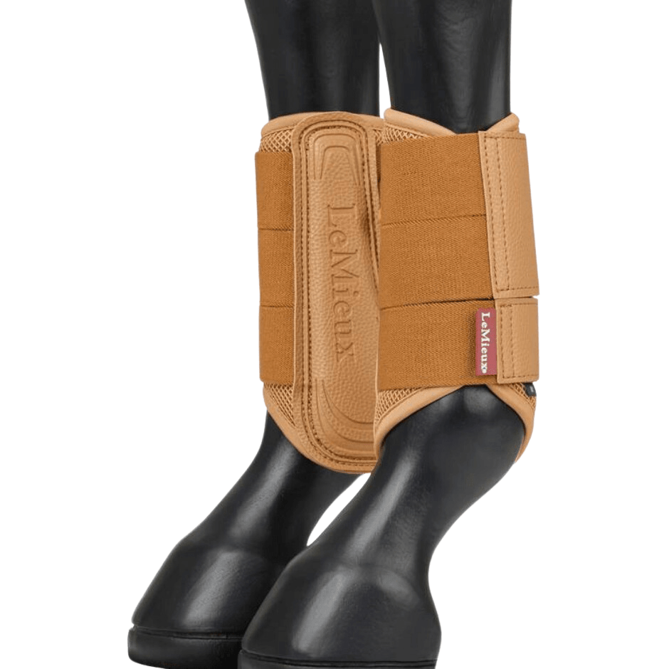 LeMieux Arika Mesh Brushing Boots - Ginger