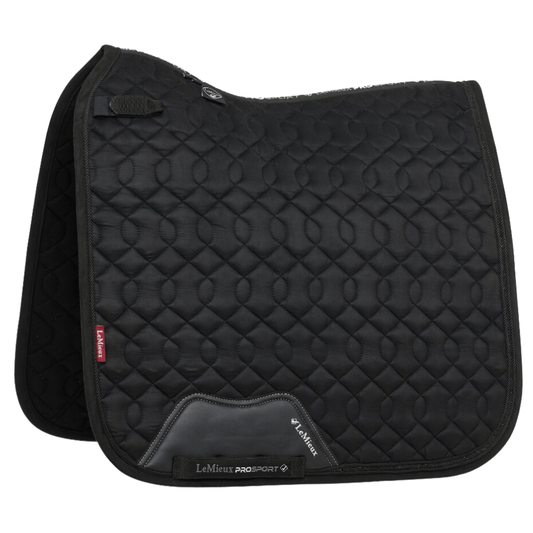 LeMieux Crystal Suede Dressage Pad - Black