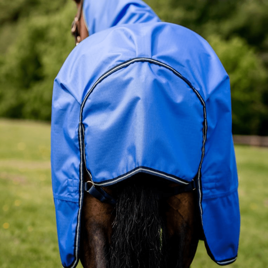 Horseware Amigo Hero Ripstop Pony Turnout - Blue, Navy & Grey