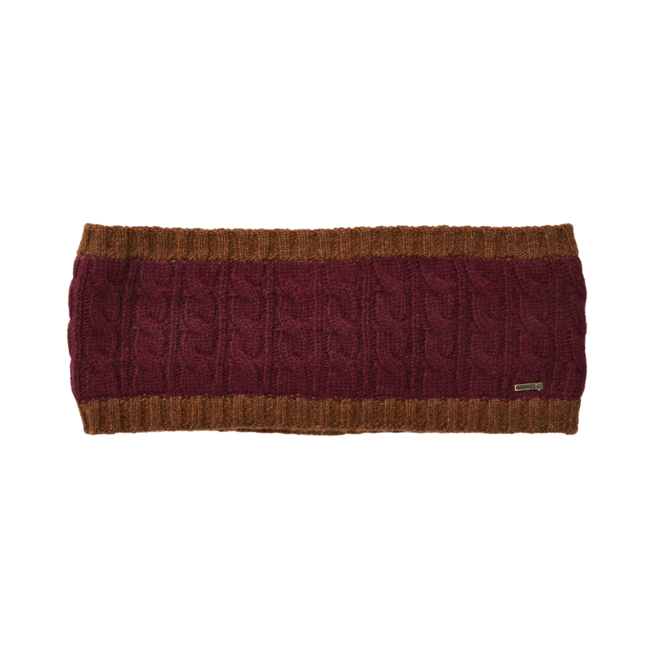 Dubarry Walton Knitted Headband - Ox Blood