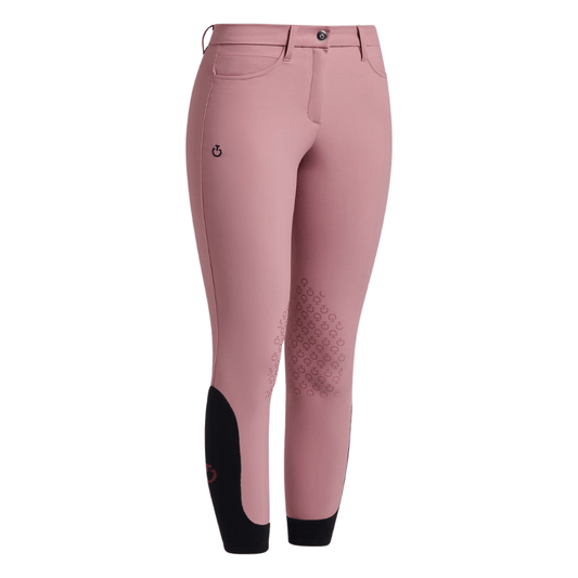 Cavalleria Toscana Junior Knee Patch Breech - Pink