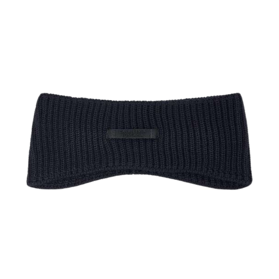 Cavalleria Toscana Merino Wool Ear Warmer - Navy