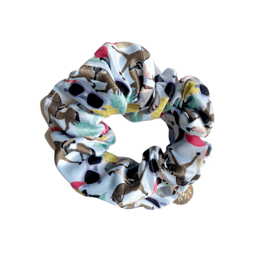 Spiced Equestrian Hair Scrunchie - Summer Vibes