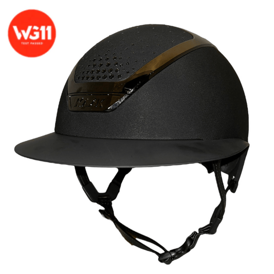 Kask Star Lady Chrome Swarovski Passage 3.0 - Black & Graphite