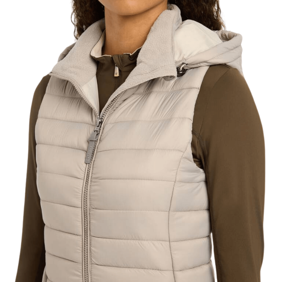 LeMieux Tilly Hooded Puffer Vest - Ash