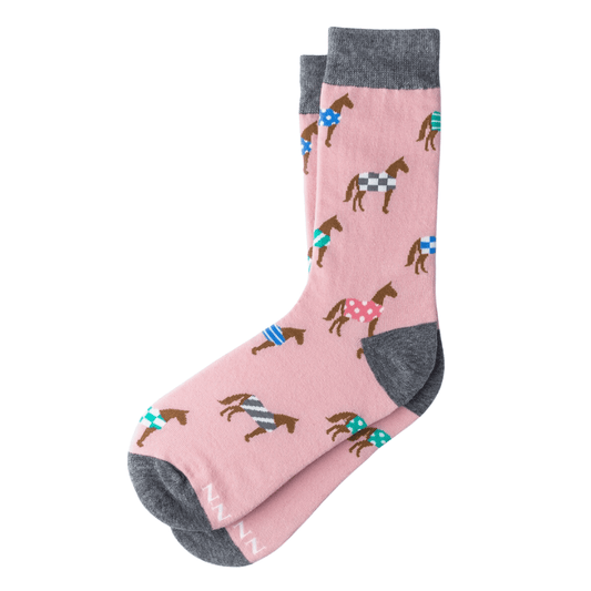 Women's Horsin' Around Sock - Pink