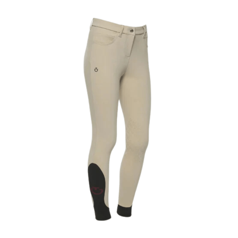 Cavalleria Toscana Junior Knee Patch Breech - Tan