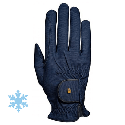 Roeckl Grip Winter Insulated Riding Glove - Navy