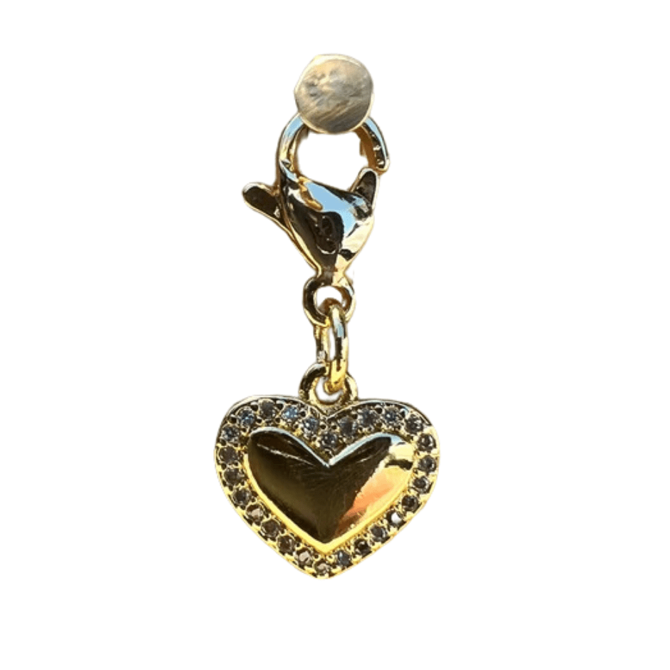 Dubois Cheval Braid Charm - Sparkly Heart