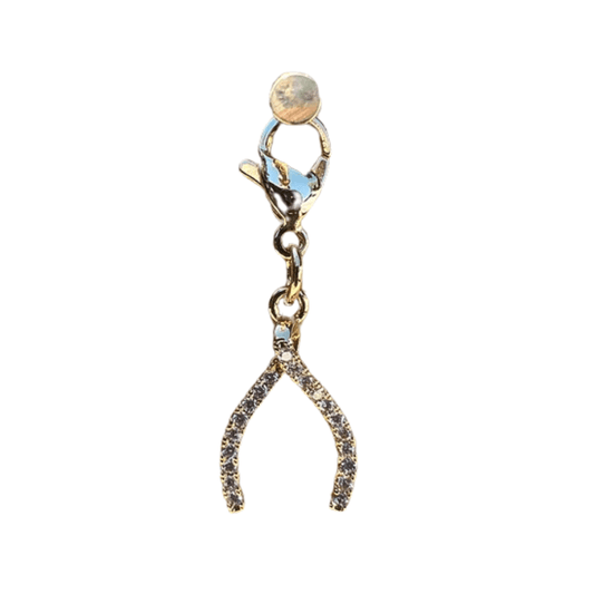 Dubois Cheval Braid Charm - Sparkly Wishbone