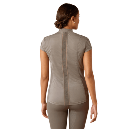 Ariat Breathe 1/4 Zip Baselayer - Plum Grey