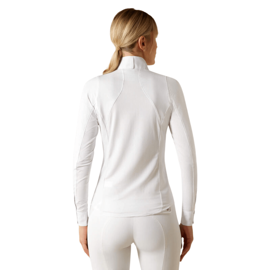 Ariat Luxe 2.0 Long Sleeve Show Shirt - White