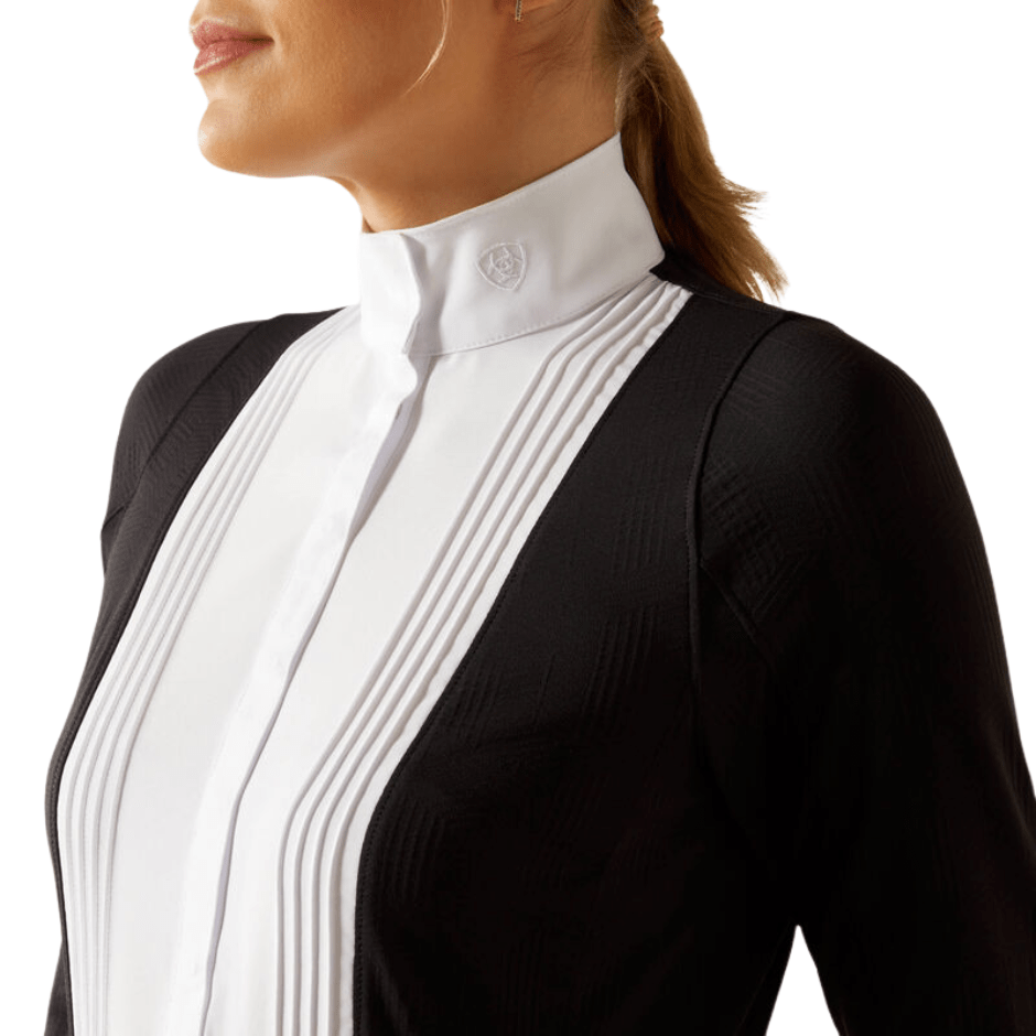 Ariat Luxe 2.0 Long Sleeve Show Shirt - Black