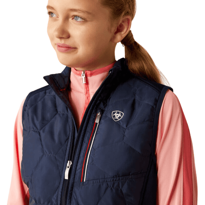 Ariat Junior's Fusion Insulated Vest - Navy