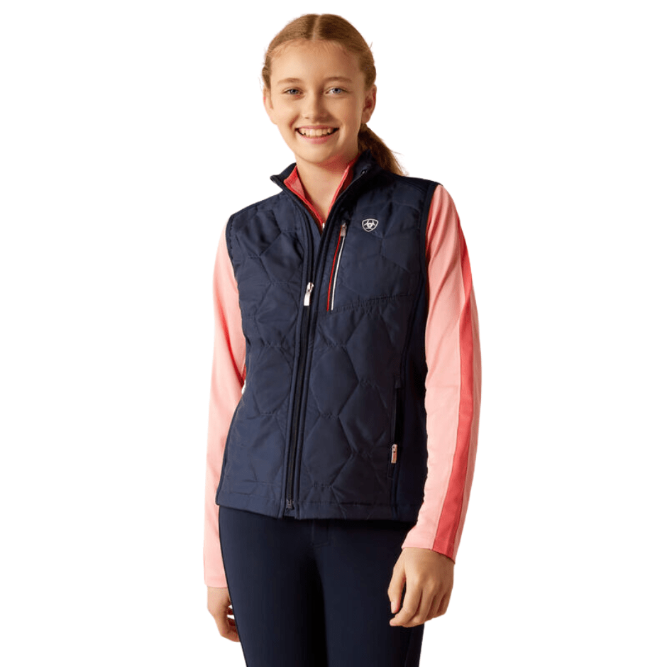 Ariat Junior's Fusion Insulated Vest - Navy