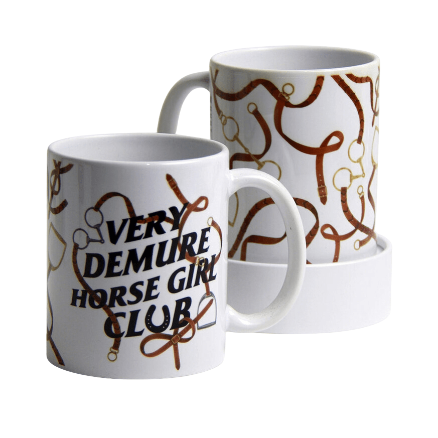 Very Demure Horse Girl Club Mug