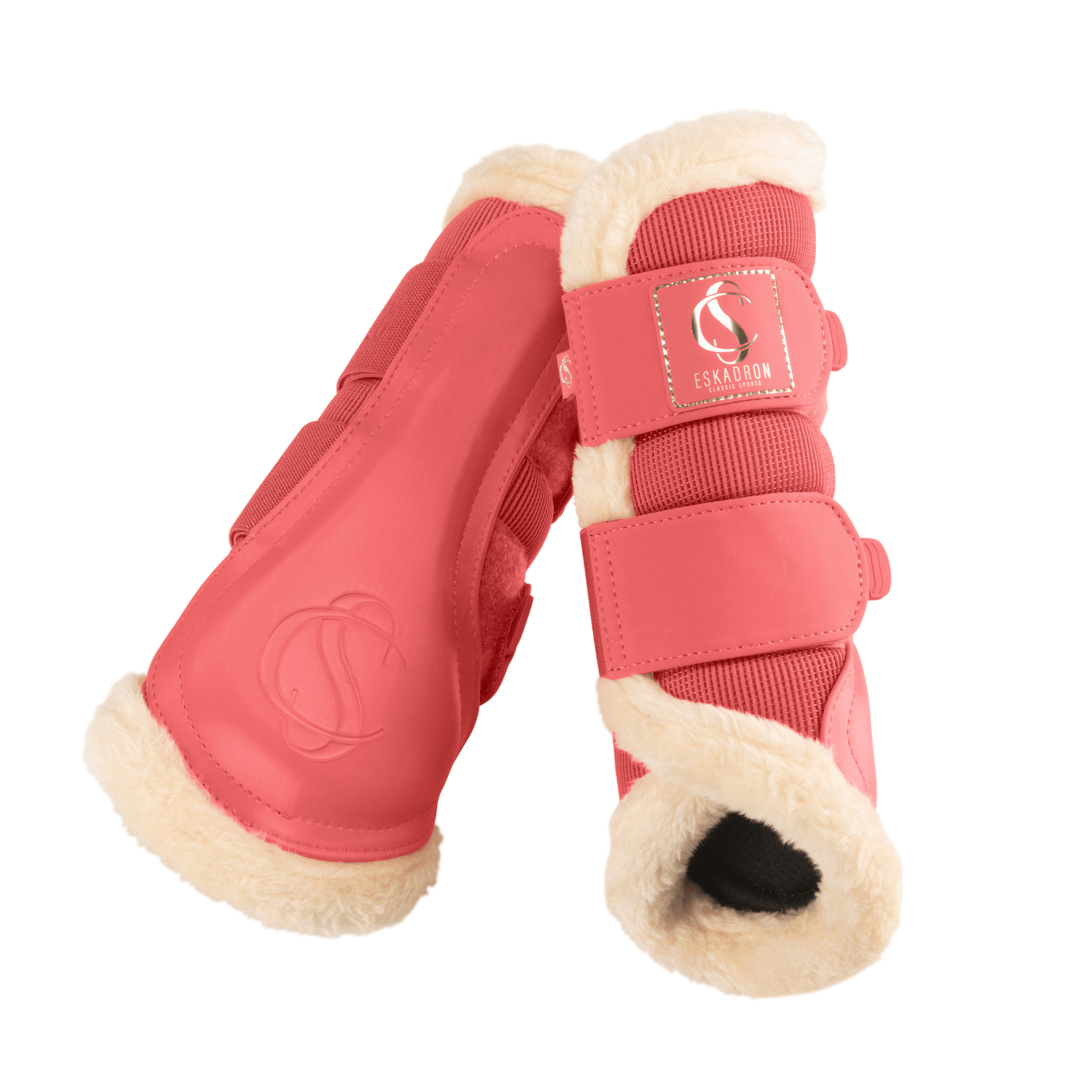 Eskadron Fauxfur Mesh Boots - Coral