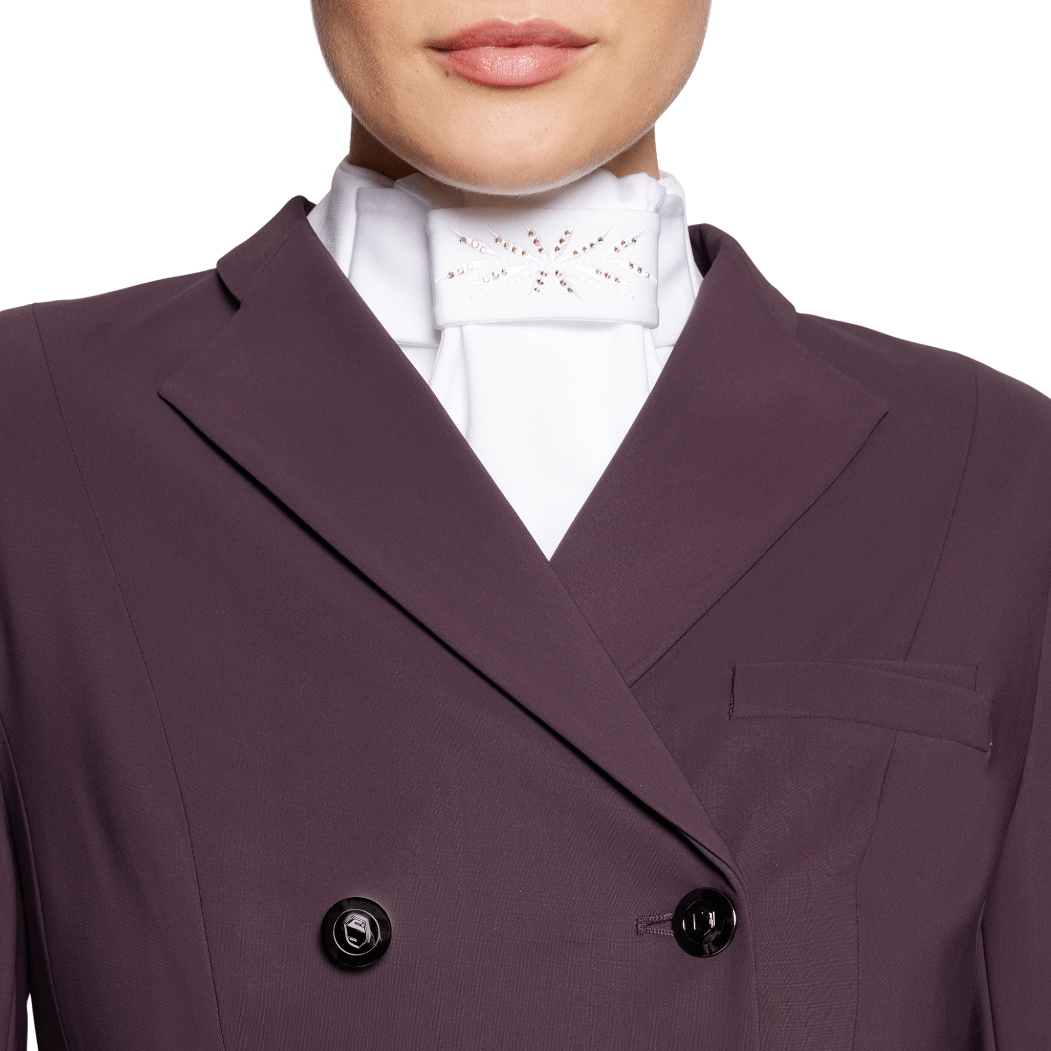 Samshield Plastron Flower Stock Tie