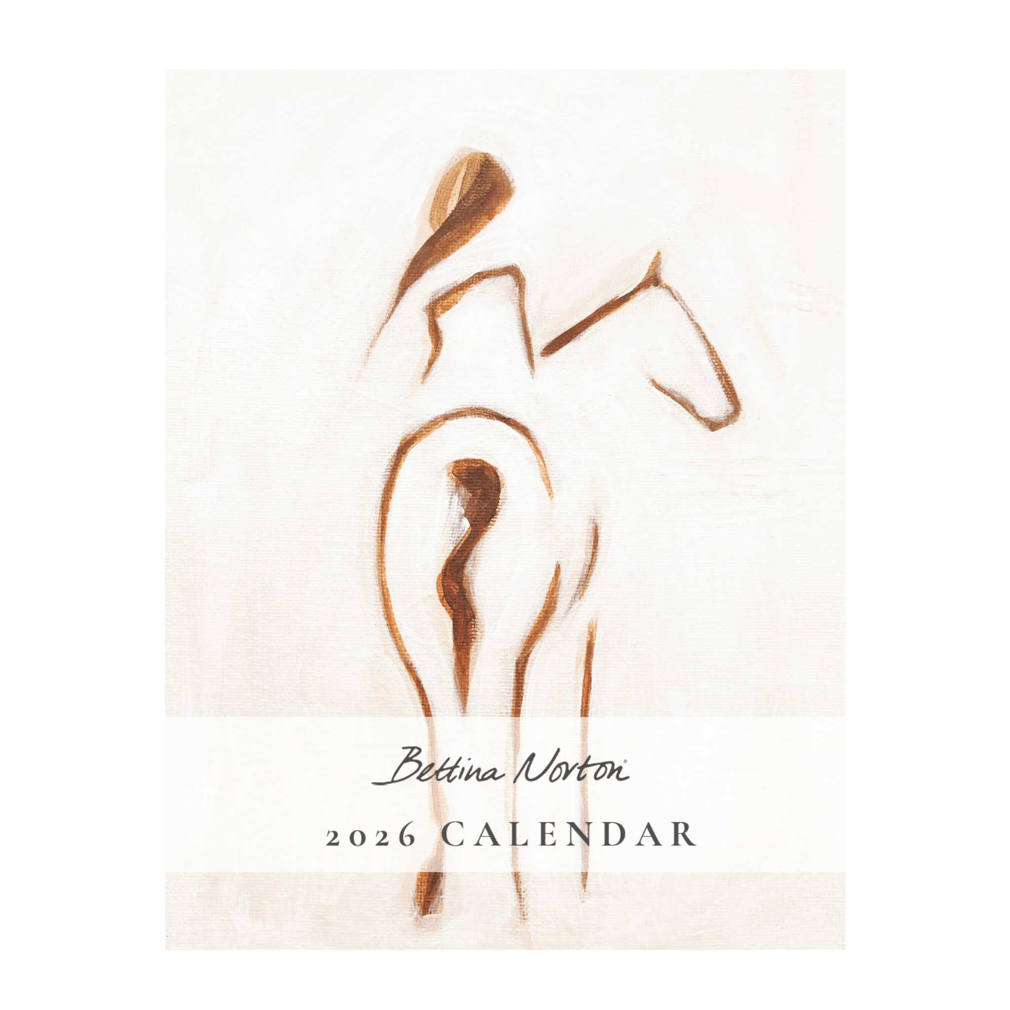 2026 Original Horse Paintings Equestrian Calendar