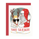 You Sleigh Christmas Card