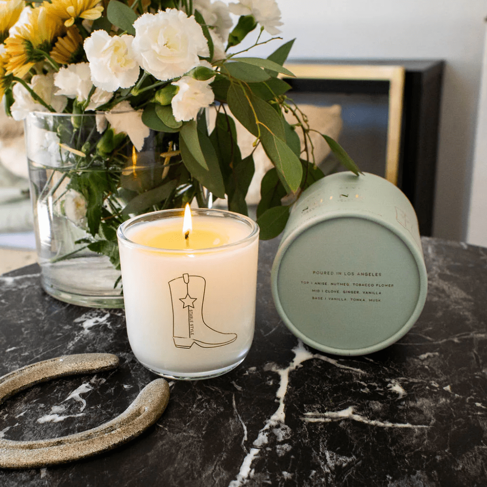 Cowboy Boot Shine Soy Candle