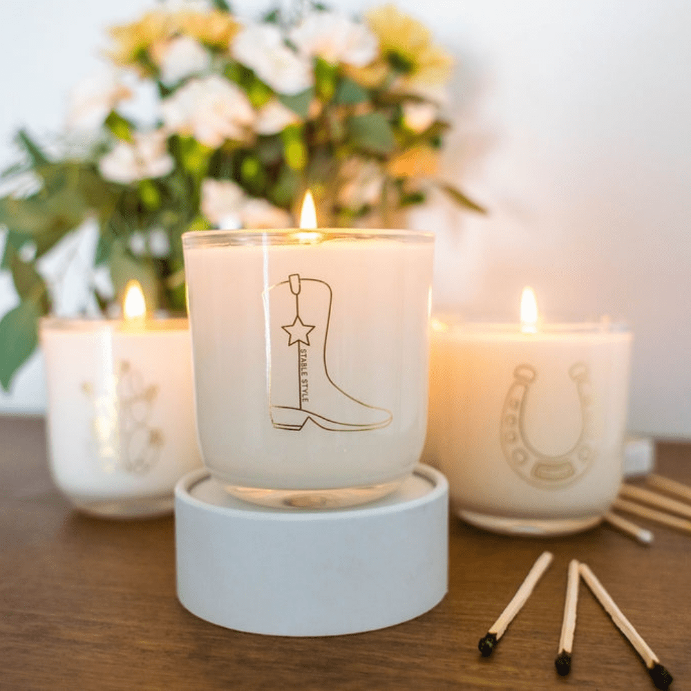 Cowboy Boot Shine Soy Candle