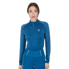 Equestro Women's Slim Fit Long Sleeve Base Layer
