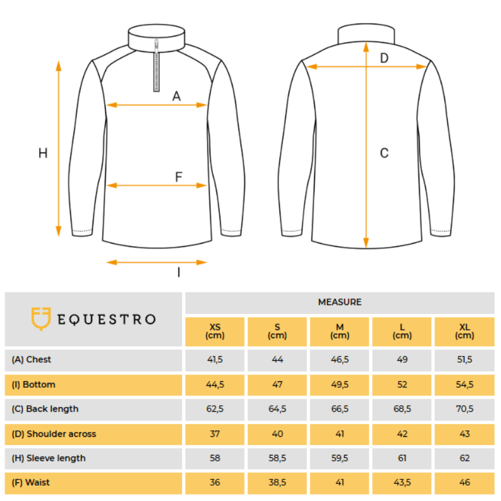 Equestro Women's Slim Fit Long Sleeve Base Layer