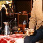 Premium Genuine Leather Equestrian Bit Cocktail Shaker