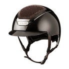 Kask Dogma Pure Shine Espresso Brown & Greige Swarovski In-Out 3.0 Helmet