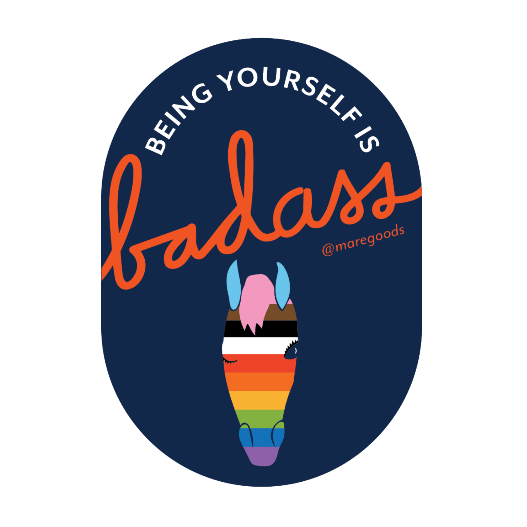 Badass Pride Sticker