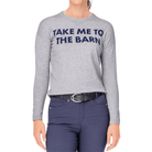 Kastel Denmark "Take Me To The Barn" Crewneck Sweater Grey
