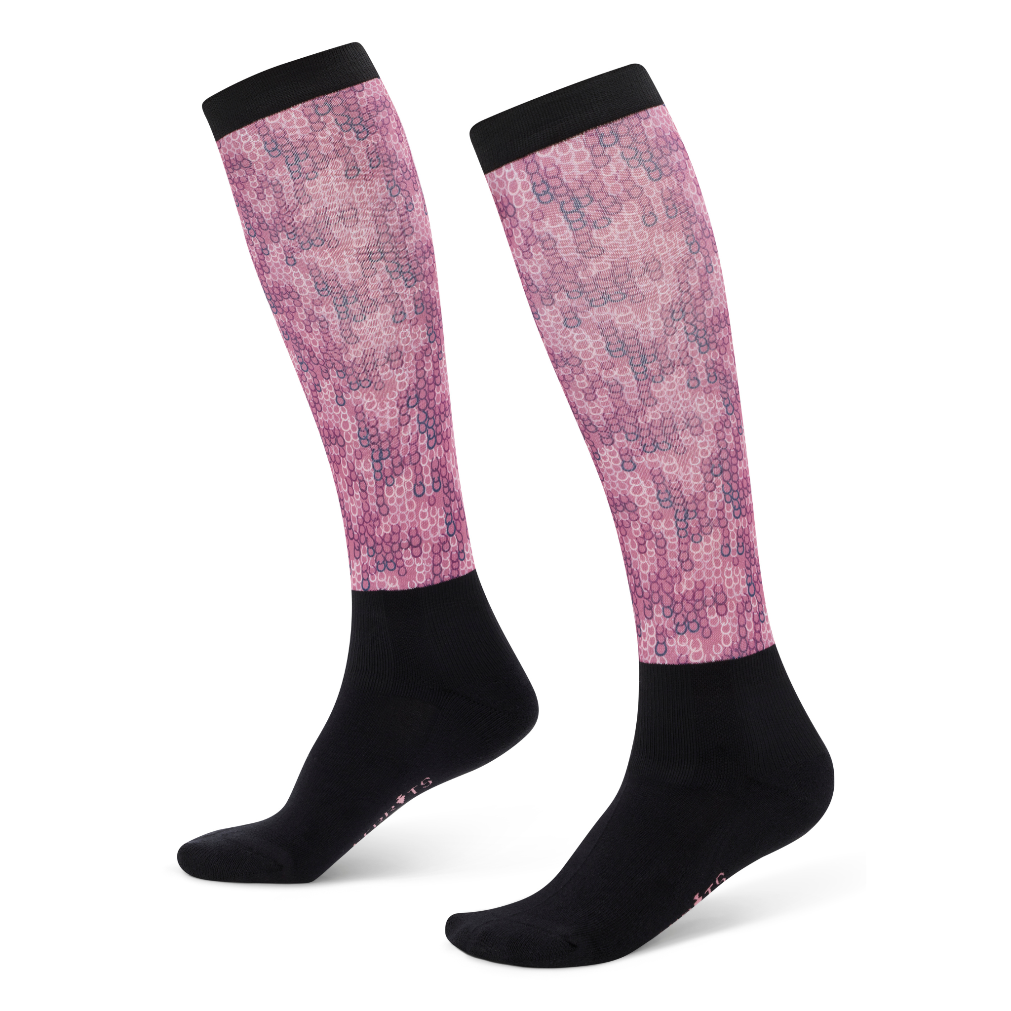 Kerrits Kids Dual Zone Boot Socks Blush Lucky Cascade