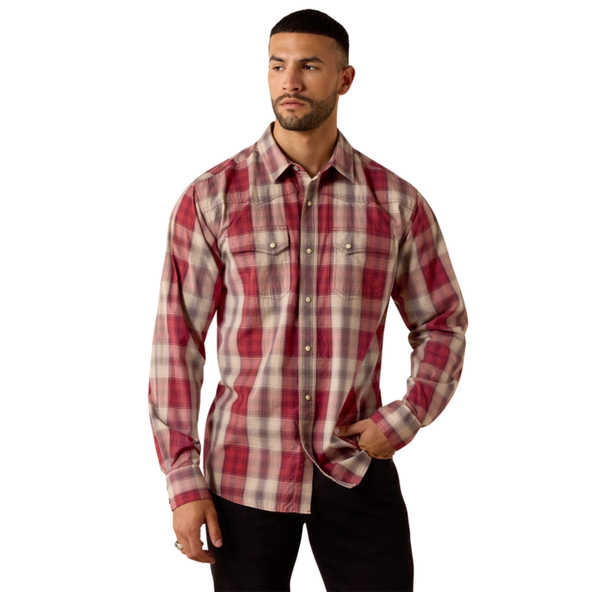 Ariat Mens Retro Fitted Snap Shirt
