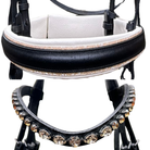 Otto Schumacher Tokyo Nightline Double Bridle with Textured Caveson