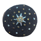 Plastronique Black & Gold Crystal Custom Bun Cover