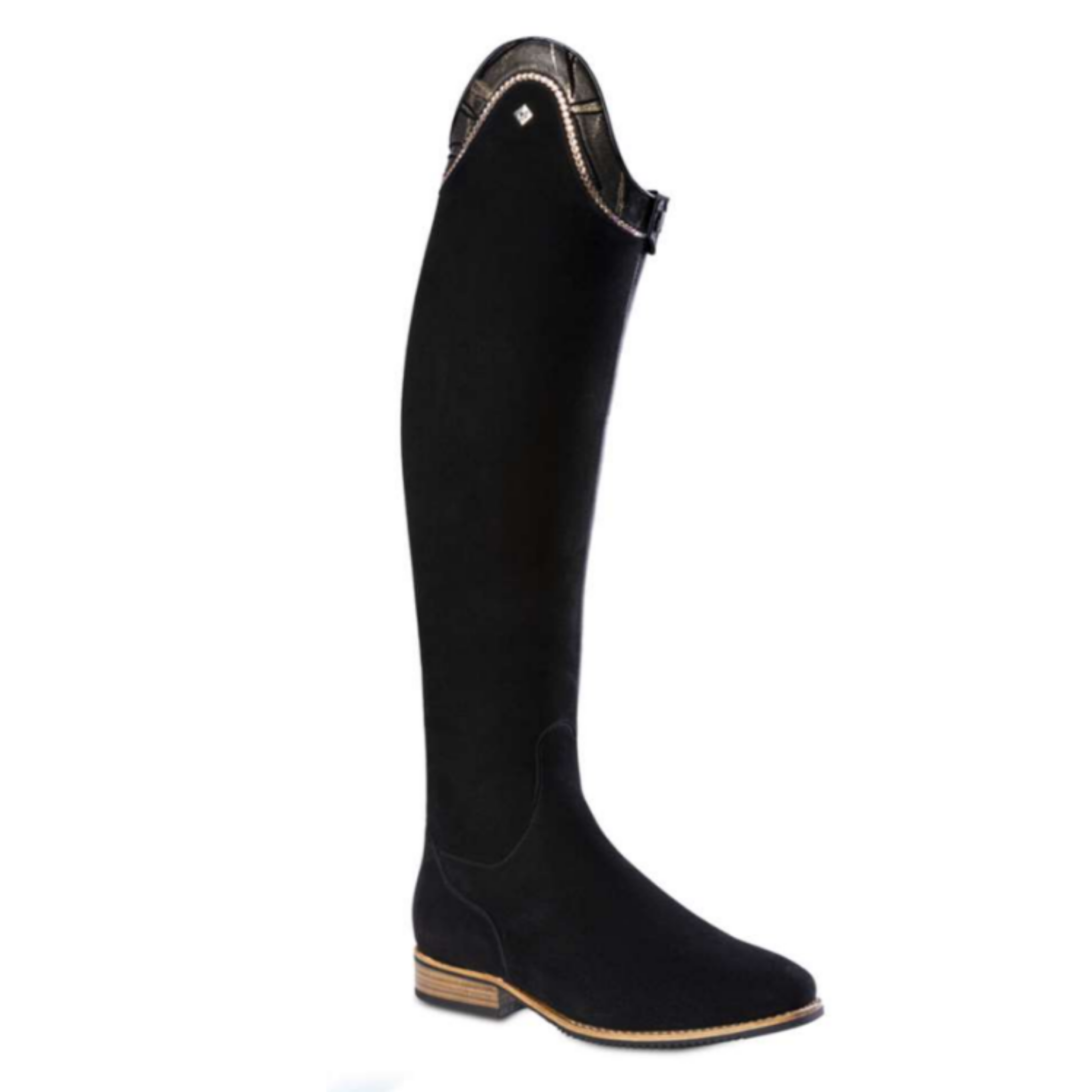DeNiro Bellini Custom Dressage Boot - Camoscio with Festosa Papiro Top