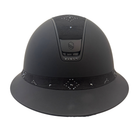 Samshield 2.0 Miss Shield Shadowmatt with a Celestial Crystal Top and Frontal Band with 5 Swarvoski Crystals Helmet