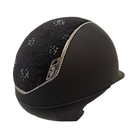 Samshield 2.0 Shadowmatt with Spring Flower Top and 300 Crystal Trim Helmet