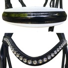 Otto Schumacher Munchen Feel Good Roundstyled Double Bridle - Patent Black & White