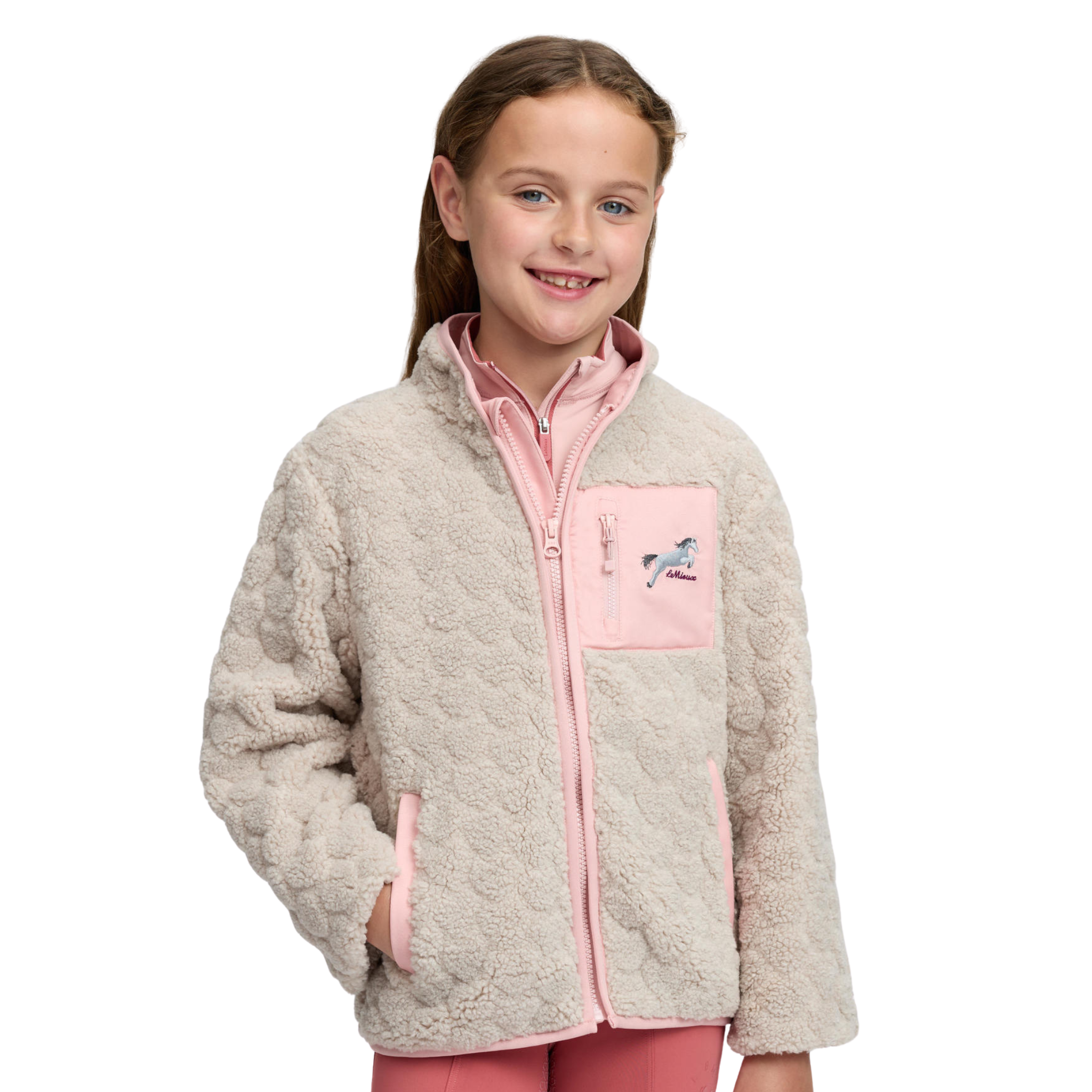 LeMieux Mini Juniors Thora Heart Fleece Sweatshirt 