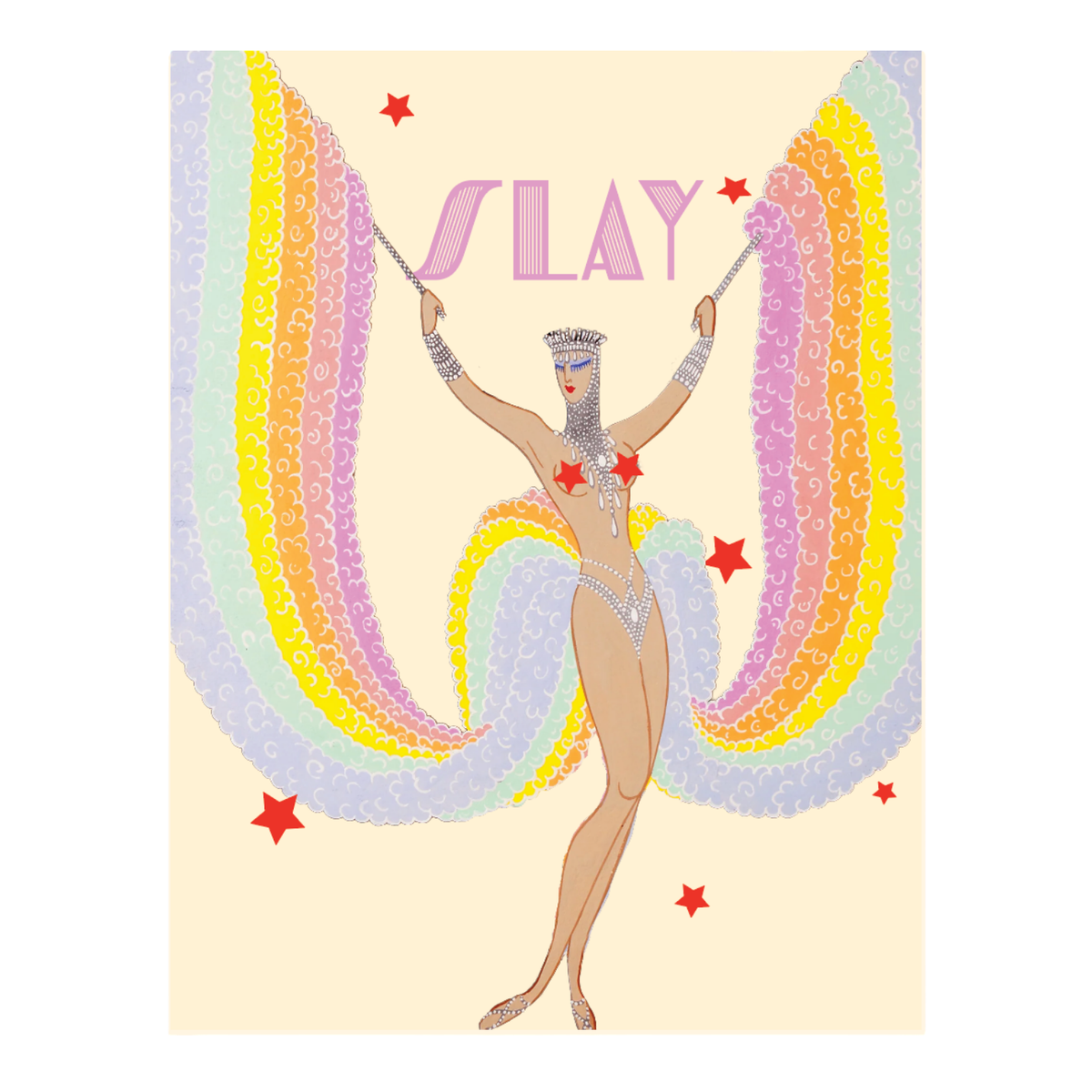 Slay Greeting Card