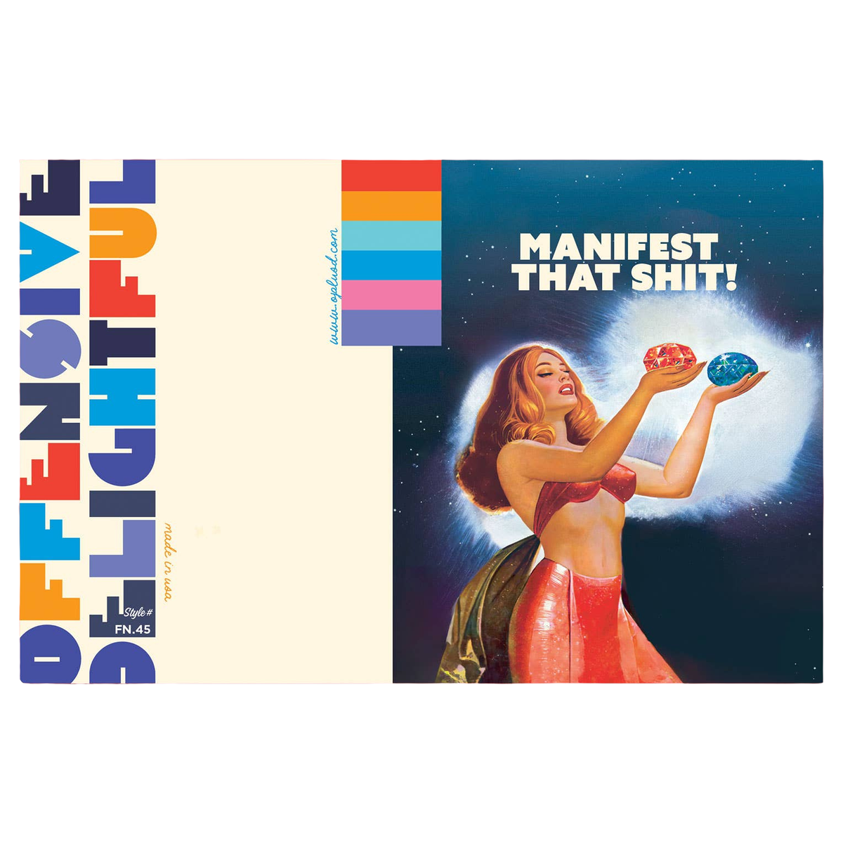 Manifest that Shit! Greeting Card