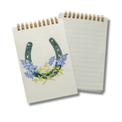 Horseshoe & Bluebonnets Letterpress Notebook