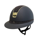 Samshield 2.0 Miss Shield Shadowmatt Helmet - Brown with Crystal Rain Top & Front Band